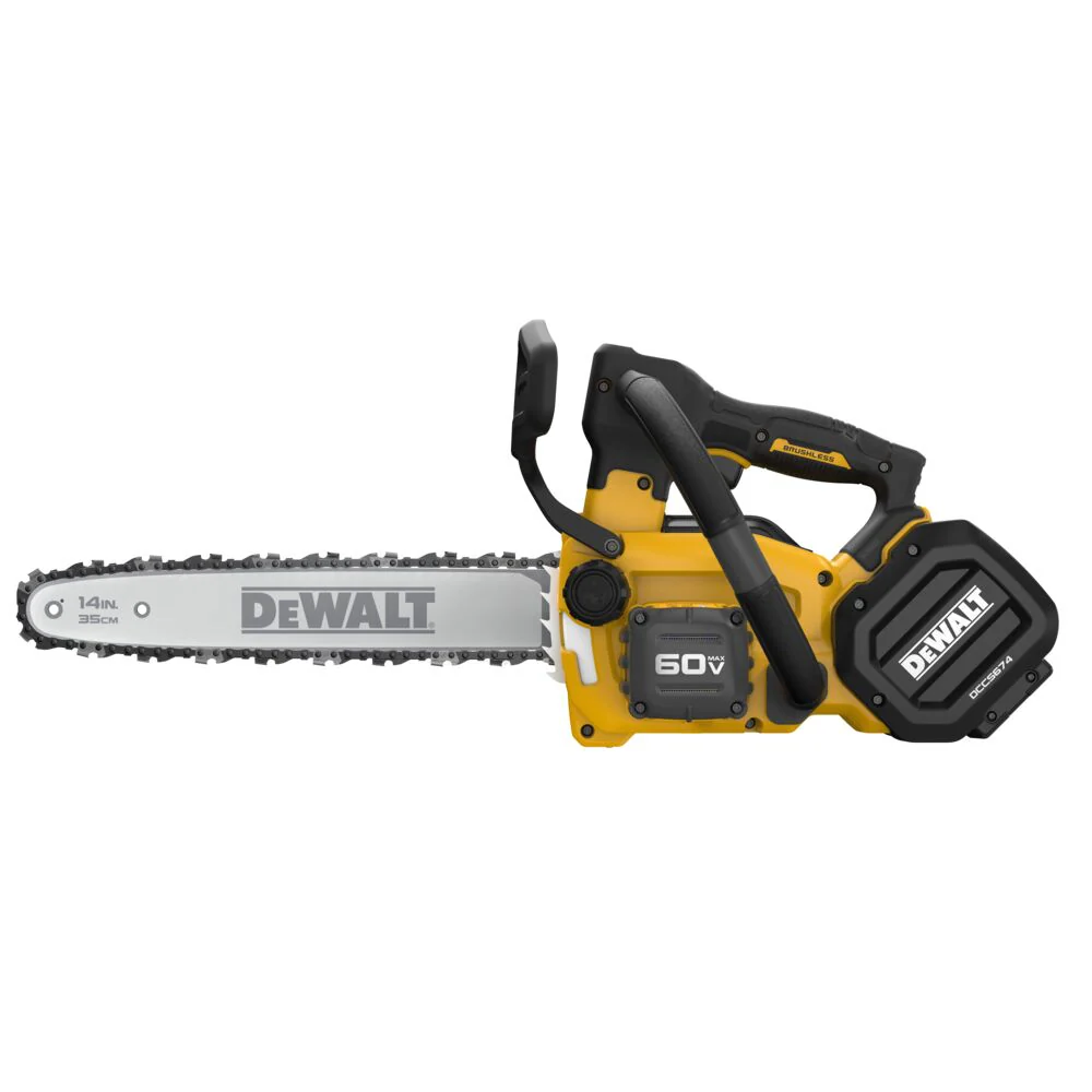 DeWALT DCCS674B 60V MAX 14 Cordless Brushless Top Handle Chainsaw - Bare Tool