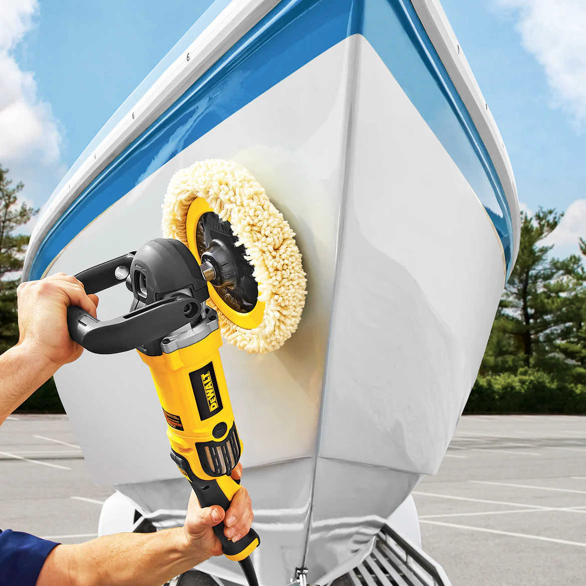 DeWALT DWP849X 7 - 9 Variable Speed VS Polisher Buffer Tool - Soft Start