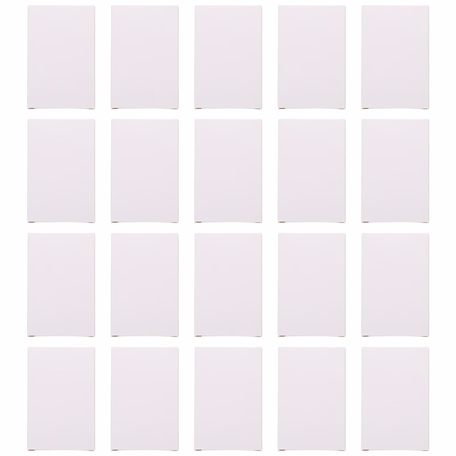 30 Pcs White Packaging Boxes Miniature Storage Case Carton Small