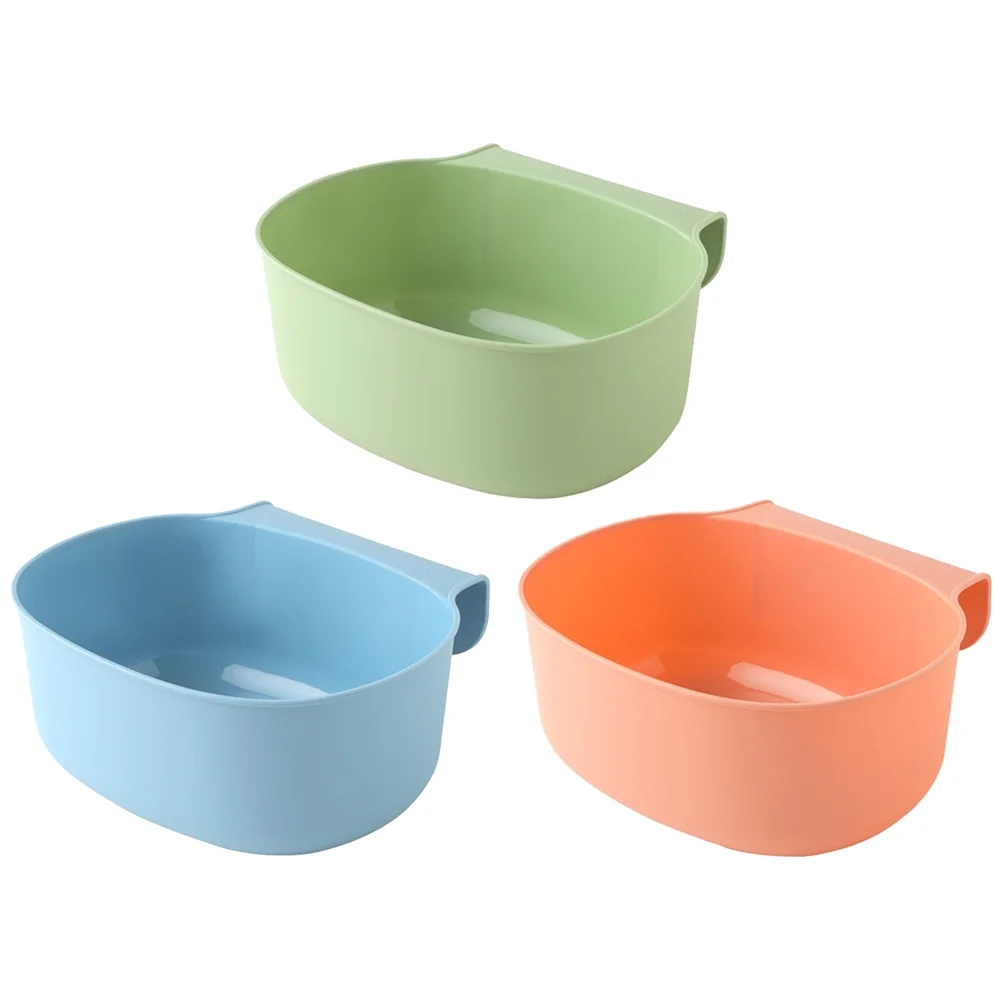 3 Pcs Storage Box Body and Lid Glancing Container