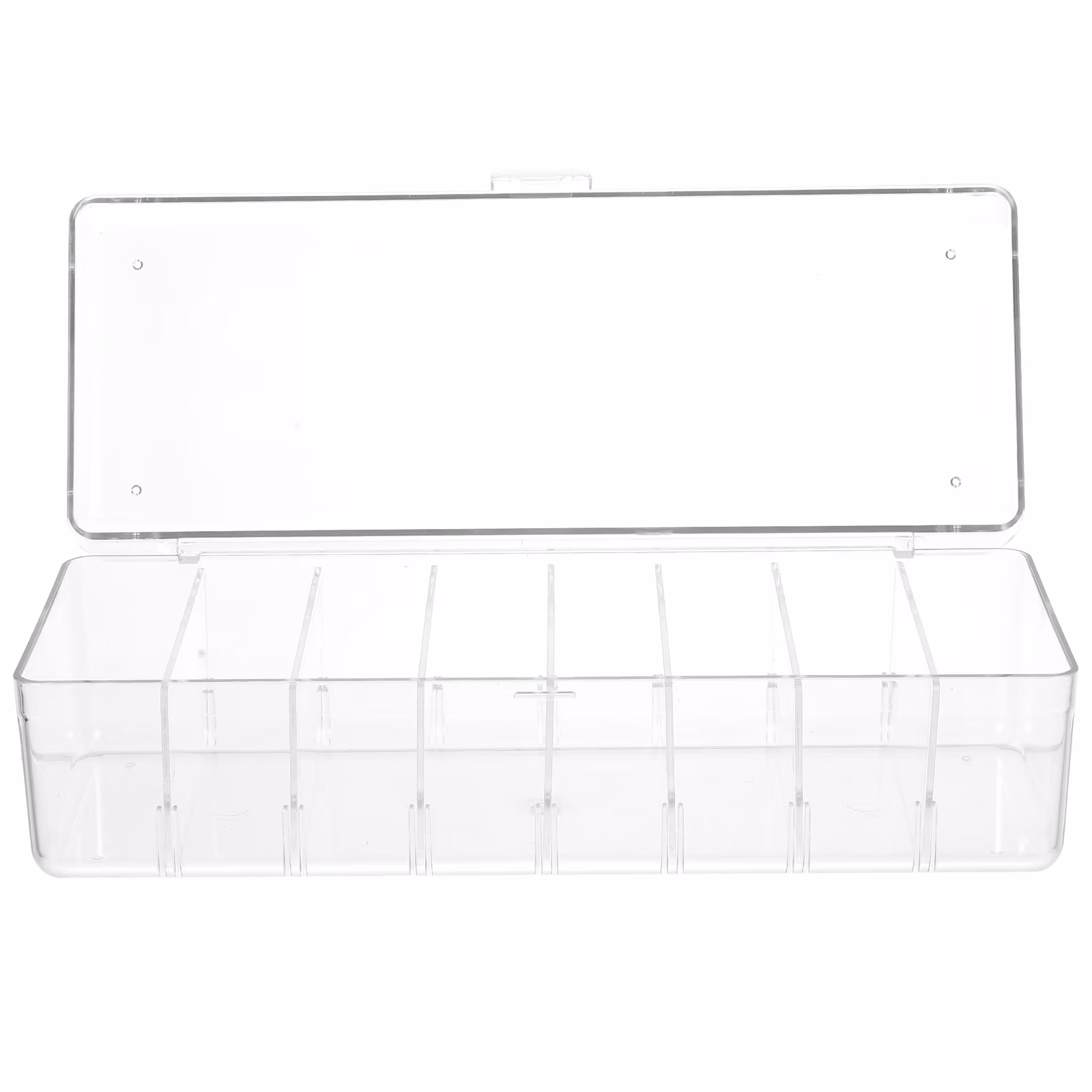 Card Game Business Cards Card Storage Box Travel 26X10X7.5CM Transparent