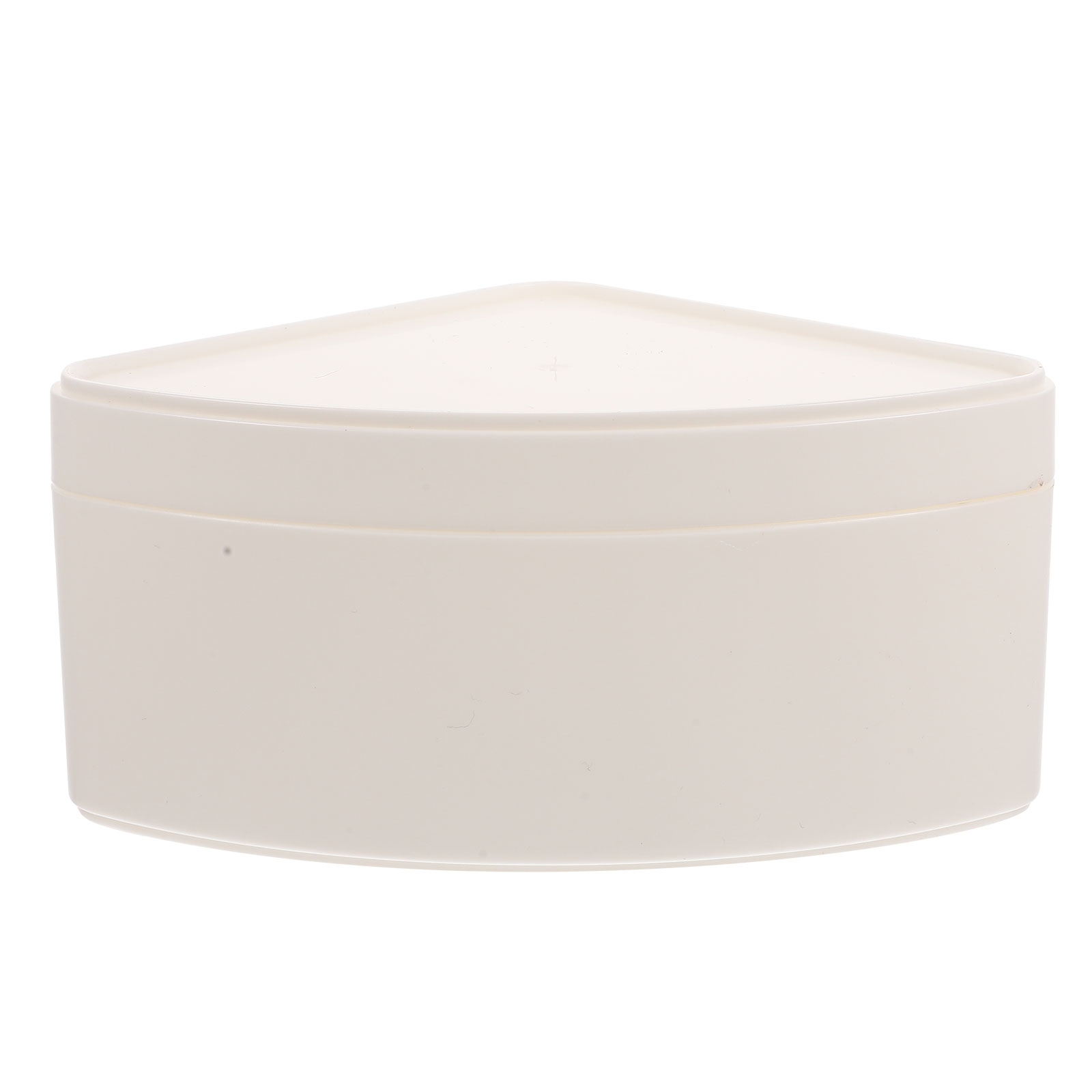 2 Pcs Storage Box Containers Bins Crate Office Trash Can White