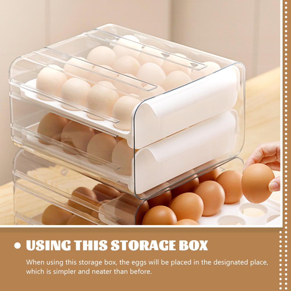 Decals Drawer Egg Carton Organizer Storage Box Baby