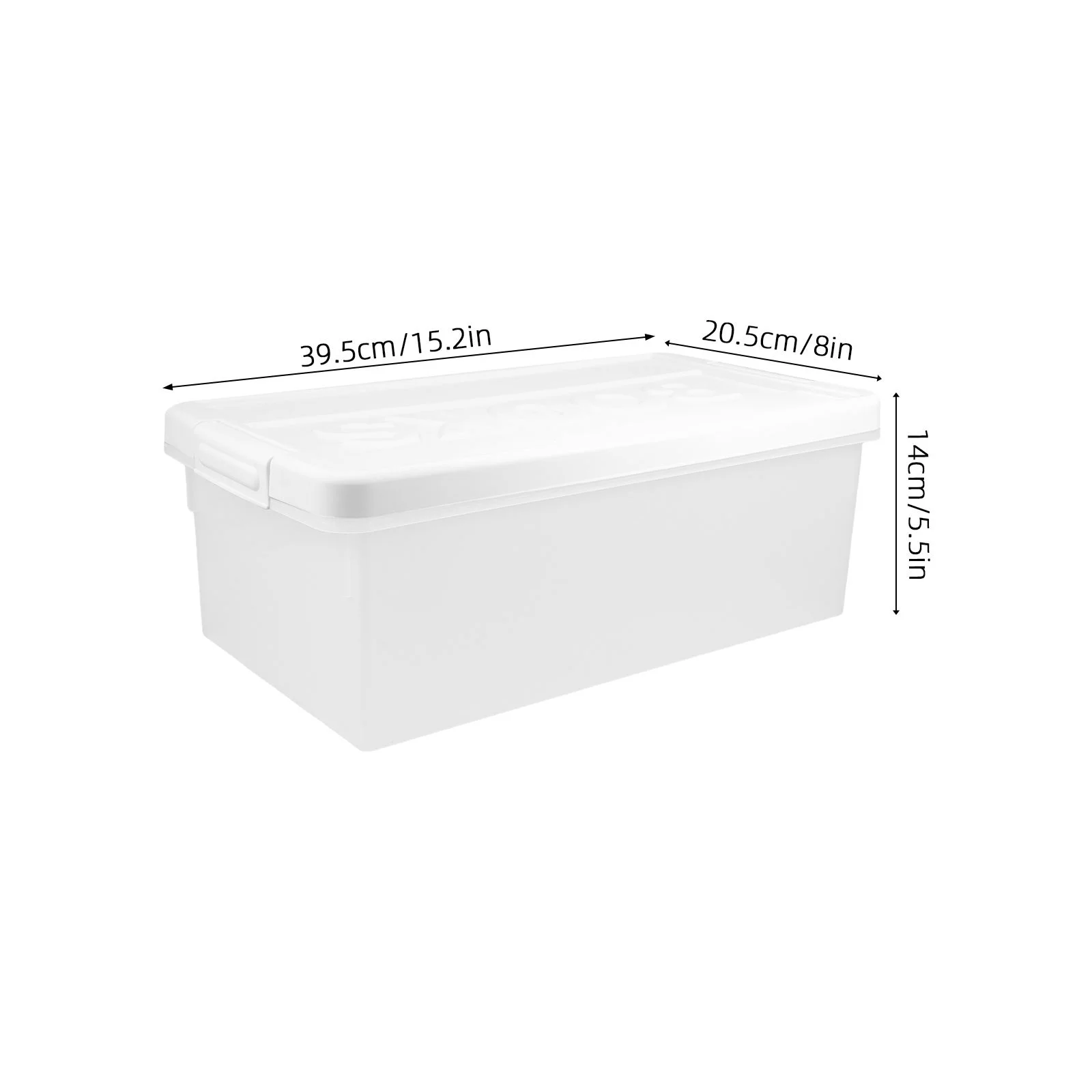 Book Storage Box Office Travel 39.50X20.50X14.00CM White