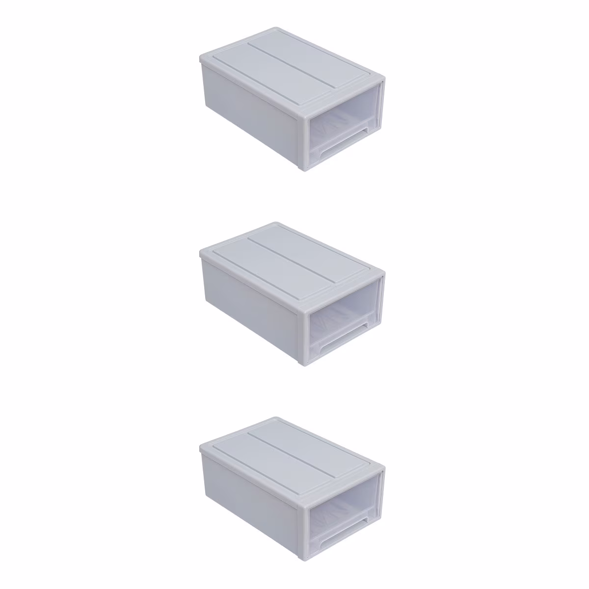 3pcs Drawer Clothes Storage Box Closet Storage Organizer Holder Box for Children Kids RoomNursery Playroom Blue