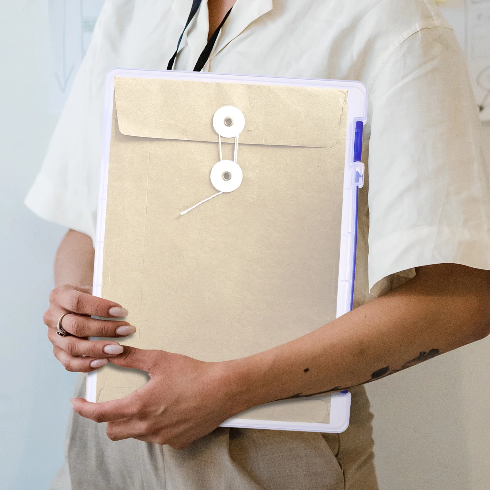 Daily Use File Case Office Organizer Organization Flat Storage Cardboard Boxes with Lids