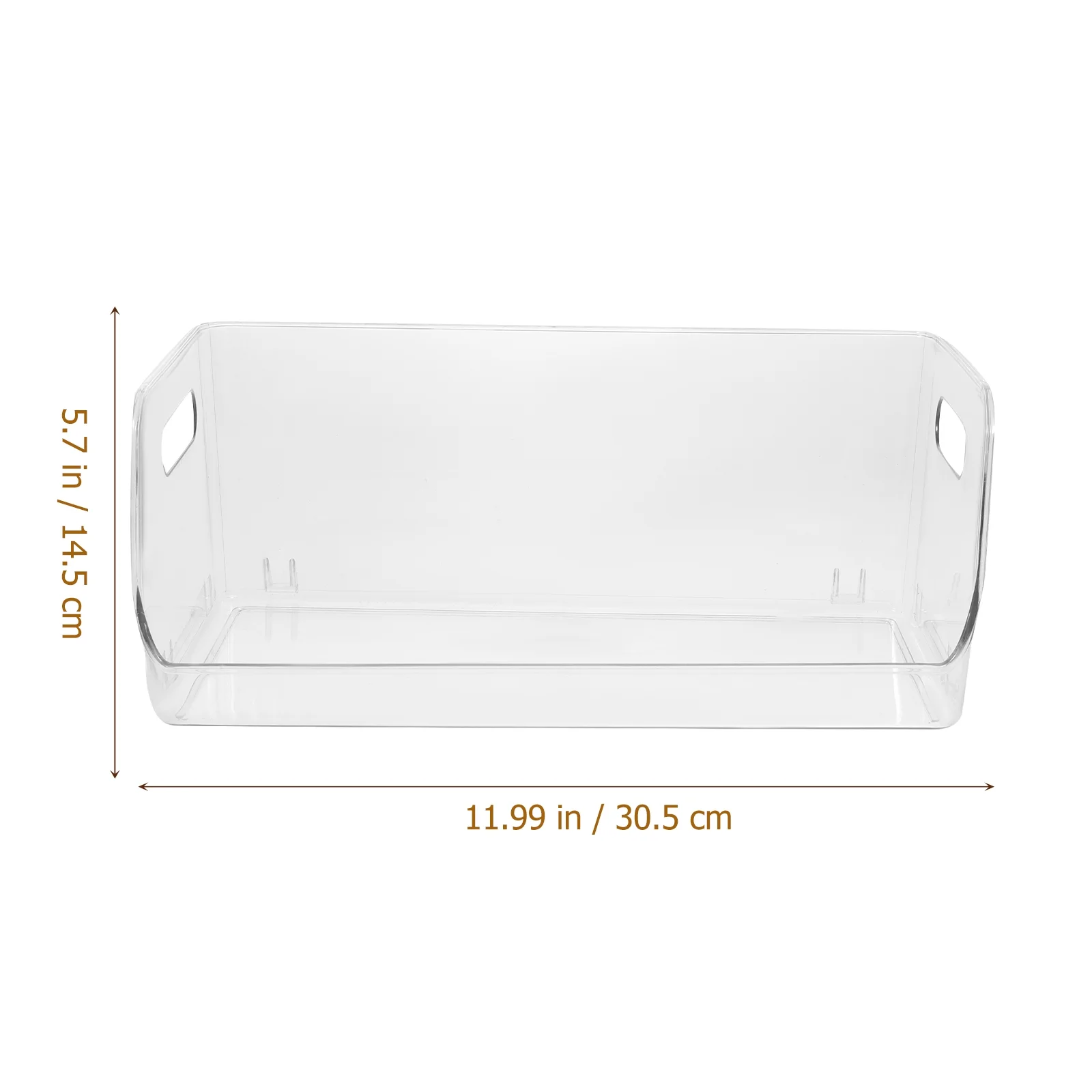 Snack Storage Box Shelf Clear Cosmetic Bin Organization Shelving