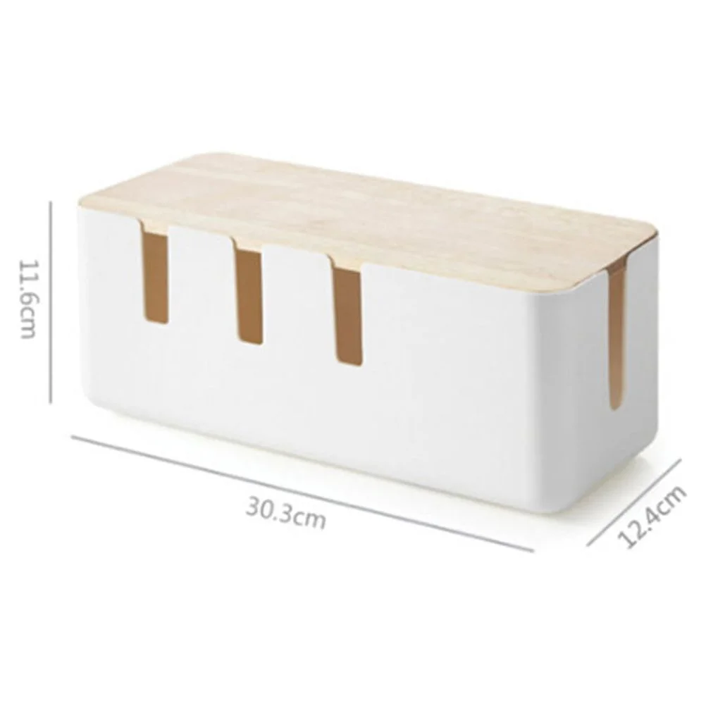 Power Cord Storage Box Wire Cords Travel Organizer Case The