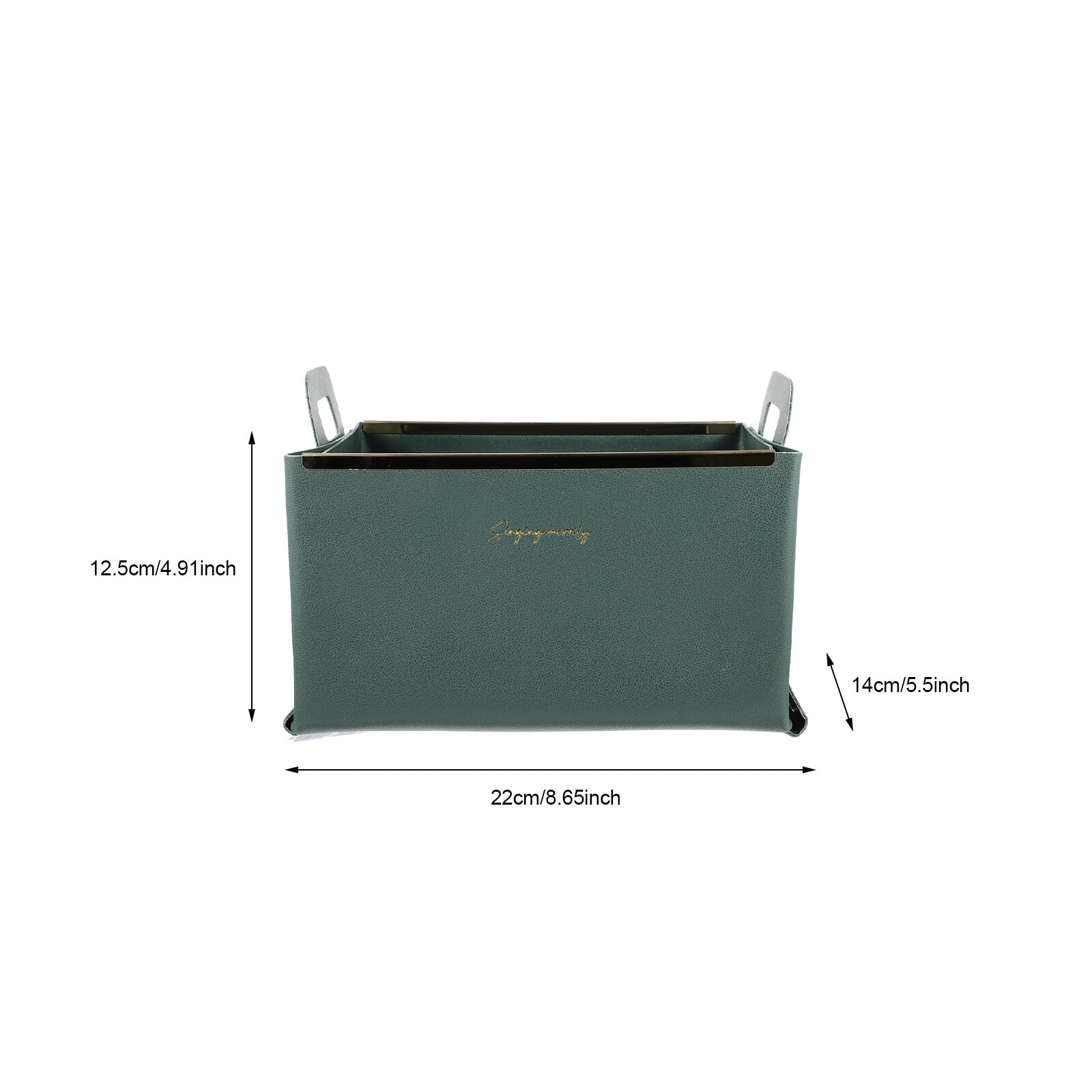 Storage Basket Cube Leather Lightweight Box Home Use Organizer