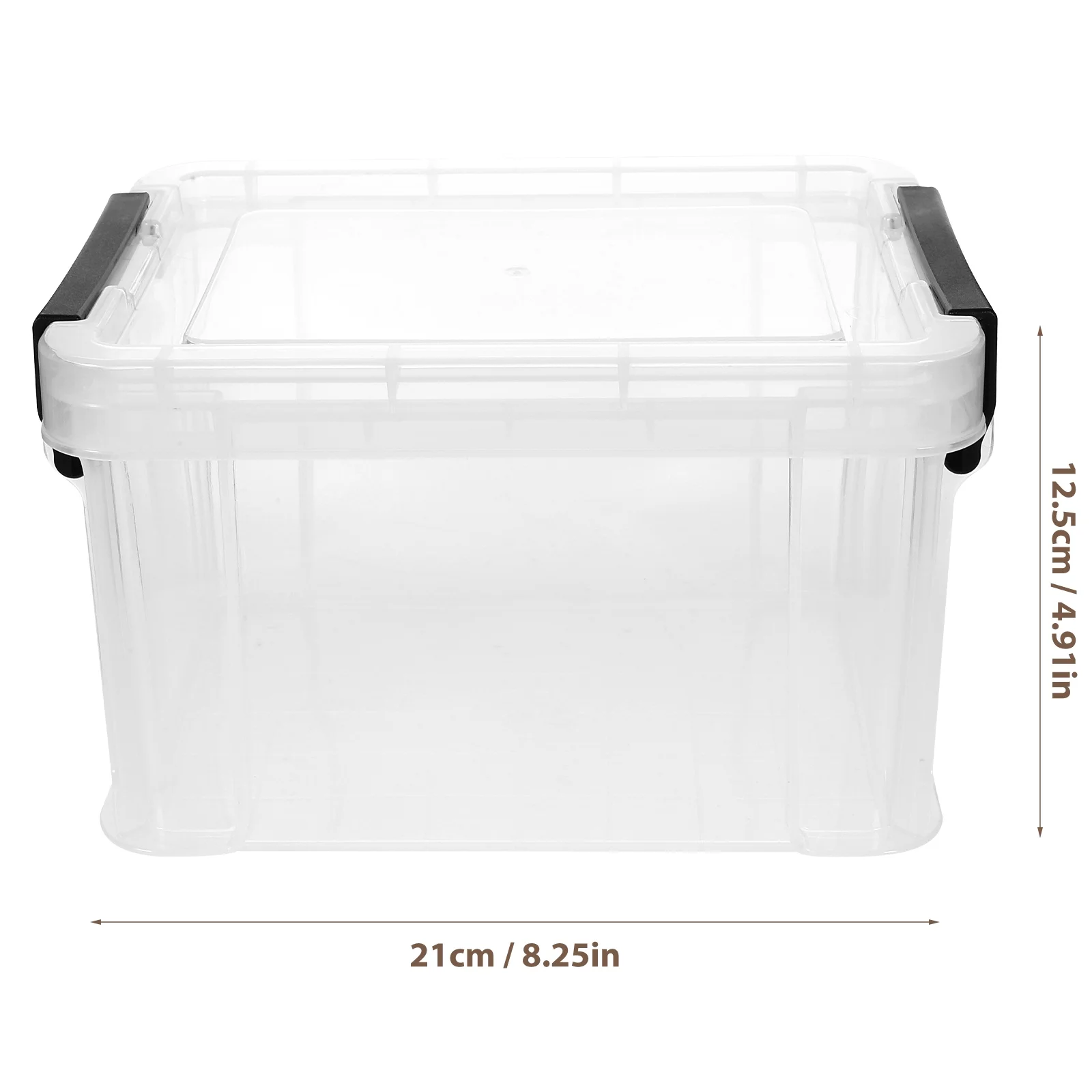 Transparent Dust-proof and Moisture-proof Household Storage Box with Lid Makeup