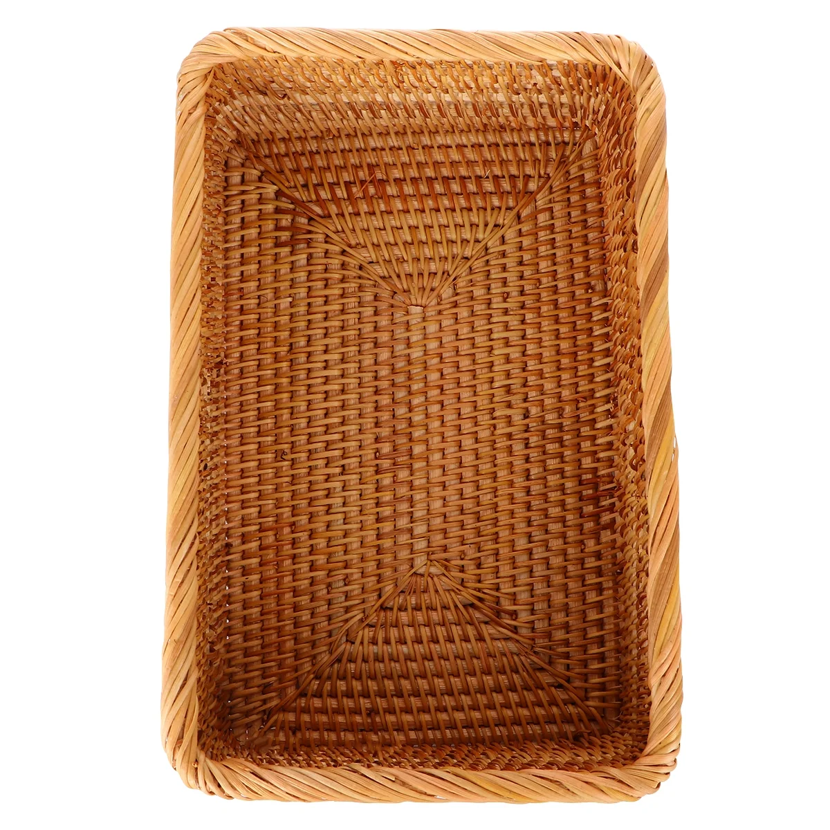 Wicker Basket with Lid Storage Boxes Lids Practical Home Child