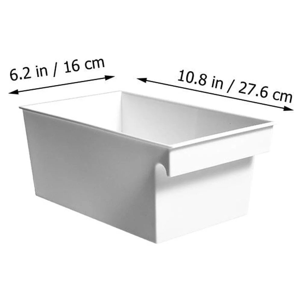 2 PCS Large Storage Containers with Lids Portable Box PP Material Boxes