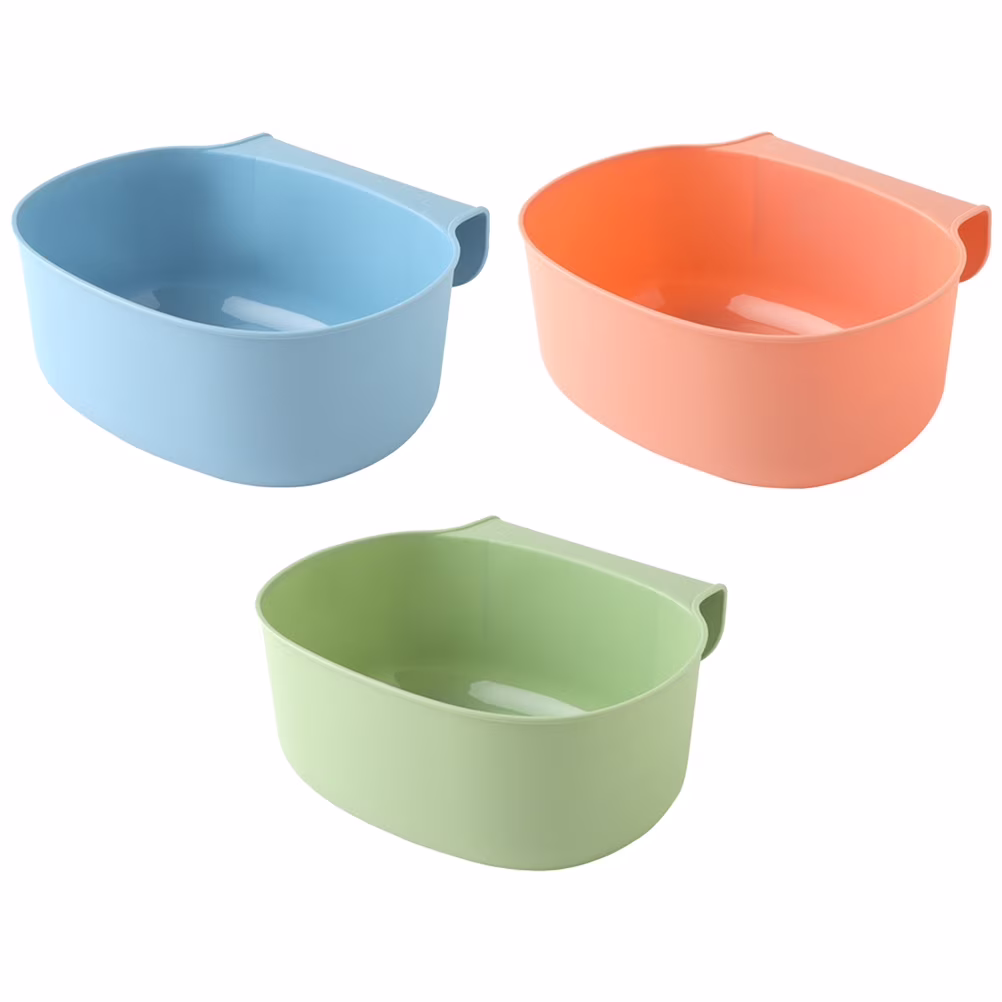 3 Pcs Storage Box Body and Lid Glancing Container