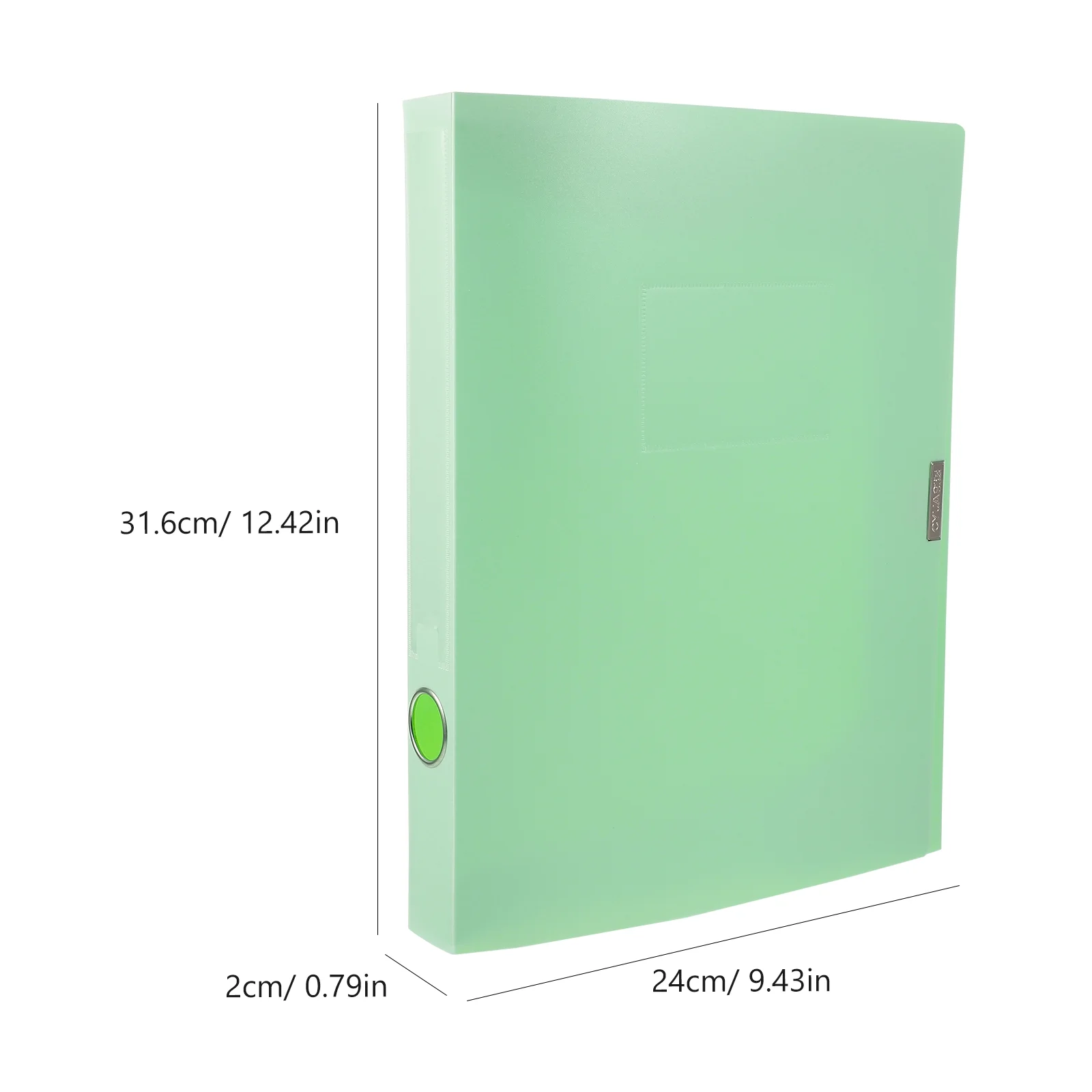 A4 File Box Photo Storage Boxes Organizer Folder Office Light Green