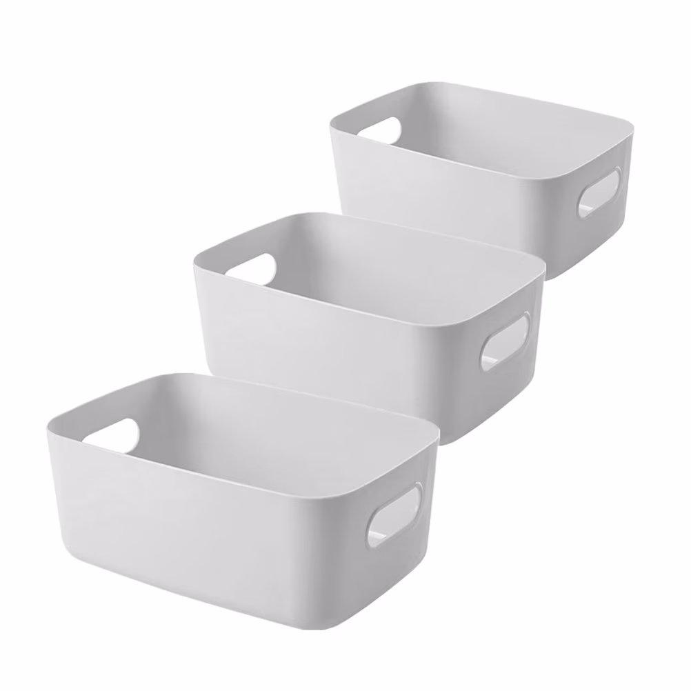 Basket Storage Box Three-Piece Set Medium Containers Boxes