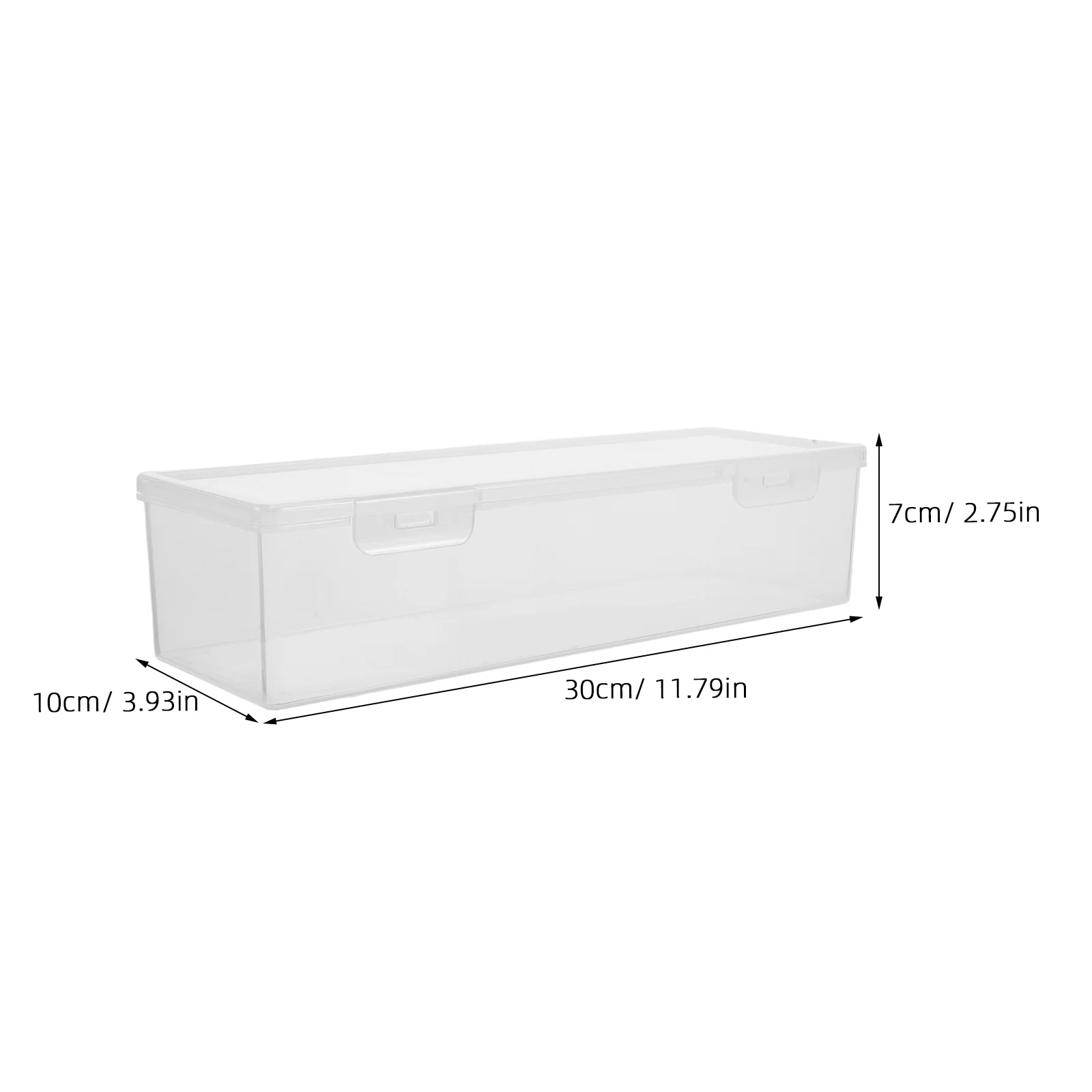 Air Outlet Decoration Card Storage Box Child 29.20X9.20X7.20CM Transparent