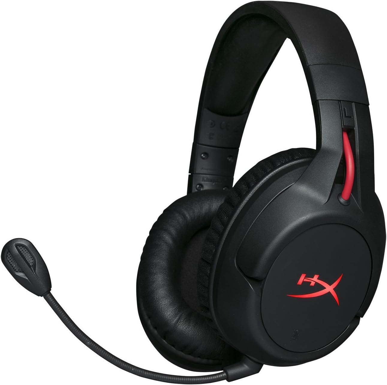 HyperX Cloud Flight - Wireless Gaming Headset, Battery Lasts Up to 30 hours of Use, Detachable Noise Cancelling Microphone, Red LED Light, Bass, Comfortable Memory Foam, PS4, PC, PS4 Pro (Renewed) Pack of 2