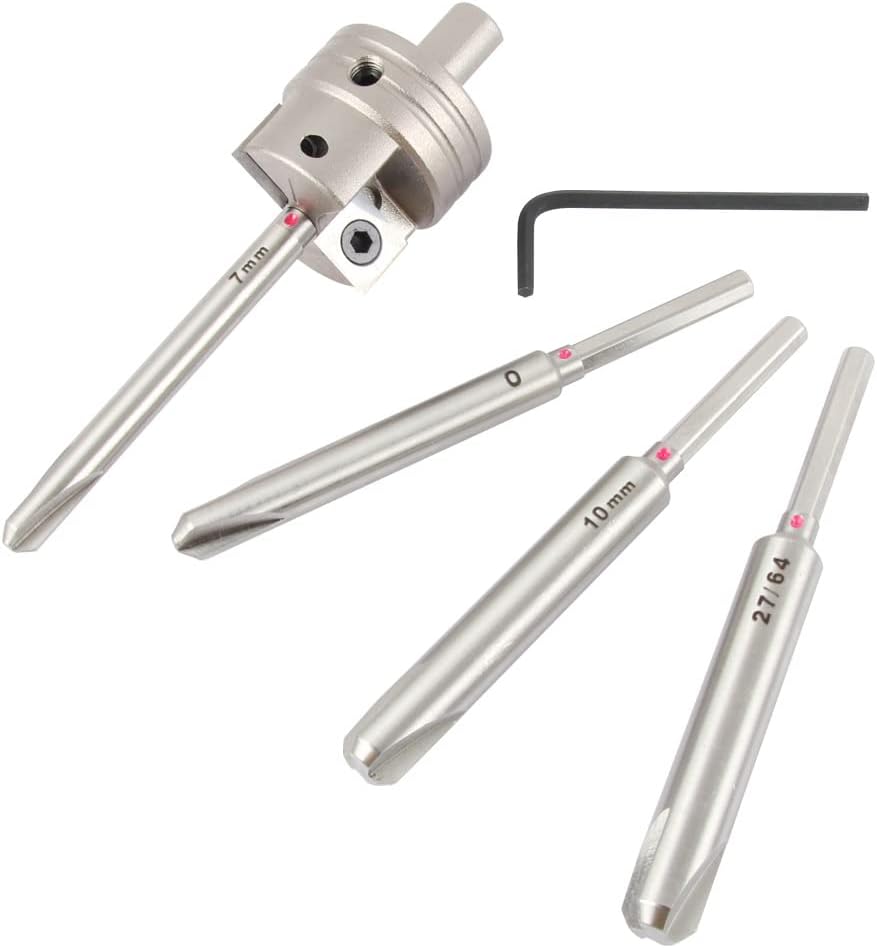 O'SKOOLl Pen Barrel Trimmer Kits with No-Sharpening Cutting Head,7mm 、“O”、27/64