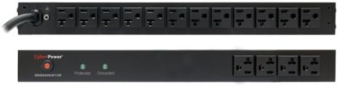 CyberPower RKBS20S4F12R 20A 16-Outlet 1U RM Rackbar Surge Suppressor