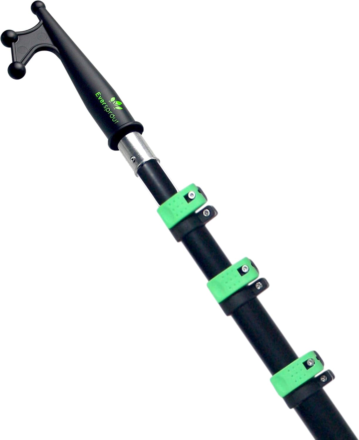 EVERSPROUT Telescopic Boat Hook | Floating, Heavy-Duty Design | Non-Slip EVA Foam Hand Grips | Lightweight, Rust-Resistant Aluminum, 3-Stage Pole (Length: 13 Feet, 19 Feet, 25 Feet) Pack of 2