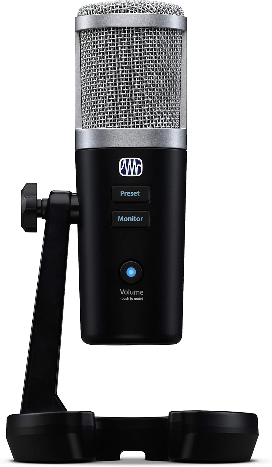 PreSonus Revelator USB Condenser Microphone for podcasting, live streaming, with built-in voice effects plus loopback mixer for gaming, casting, and recording interviews over Skype, Zoom, Discord