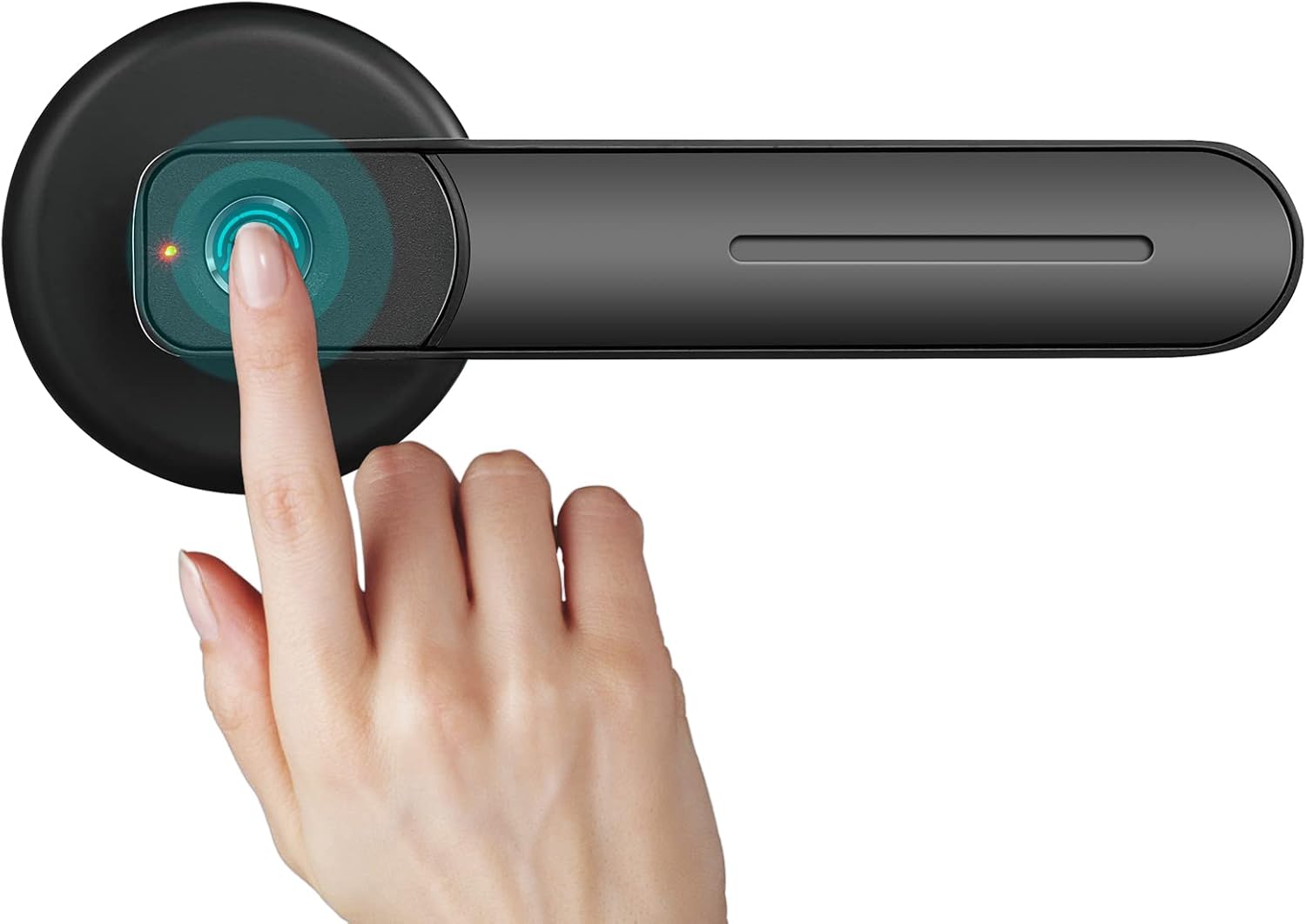 Nidoot Fingerprint Door Lock,Smart Locks for Front Door,Fingerprint Door Knob,Keyless Entry Door Lock,Biometric Door Lock for Home Office Apartment Garage School(Silver) Pack of 2