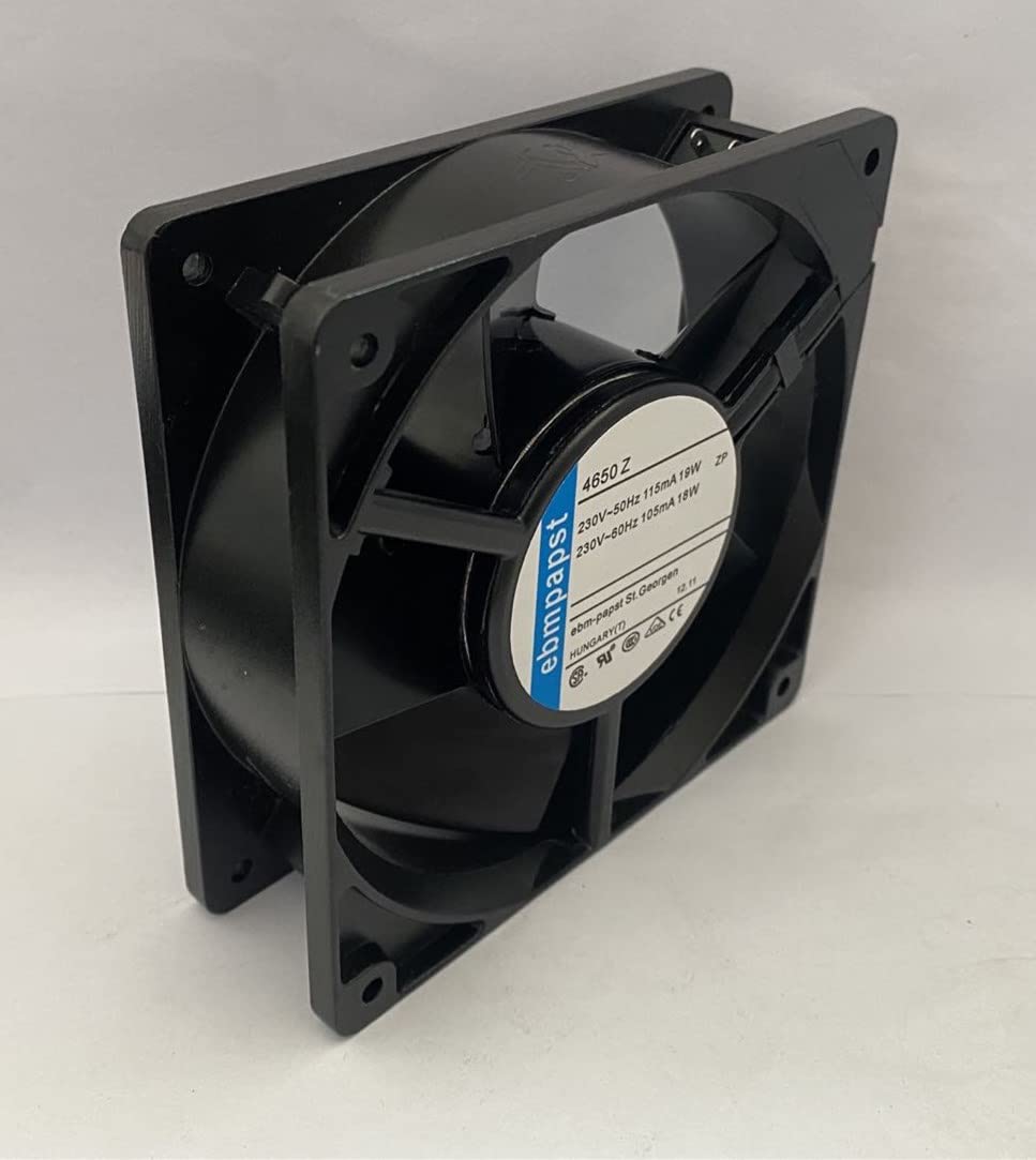 4650Z Fan 230V 115/105mA 19/18W 12CM Cooling Fan Pack of 2