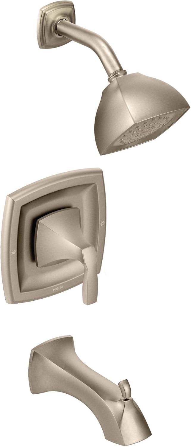 Moen T2693NL Voss Posi-Temp Pressure Balancing Tub and Shower Trim Kit, Valve Required, Polished Nickel