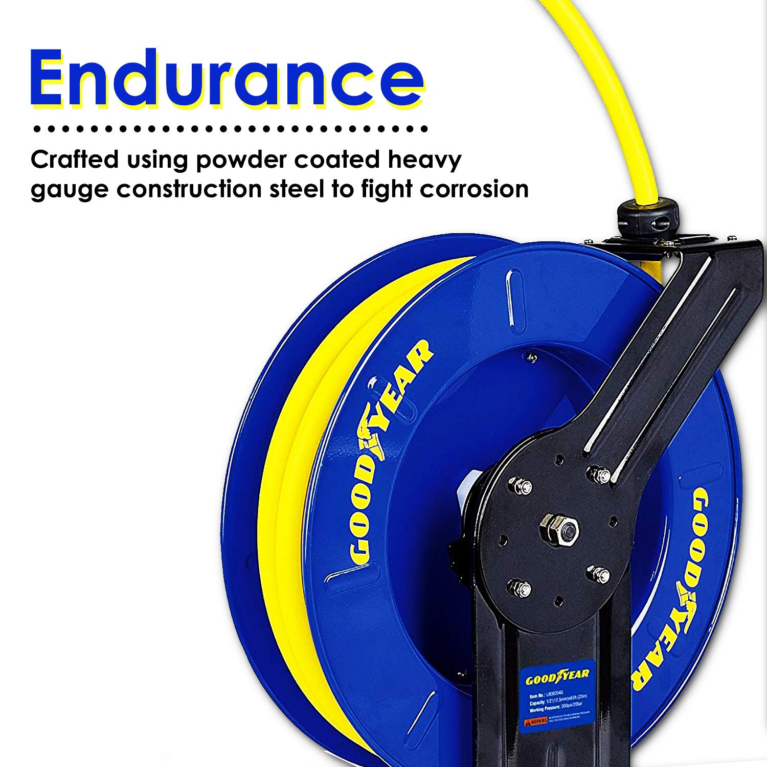Goodyear Air Hose Reel Retractable 1/2