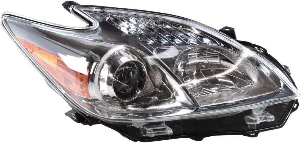 CarLights360: For Toyota Prius Headlight Assembly 2010 2011 Passenger Side DOT Certified Halogen-Replacement for TO2519122