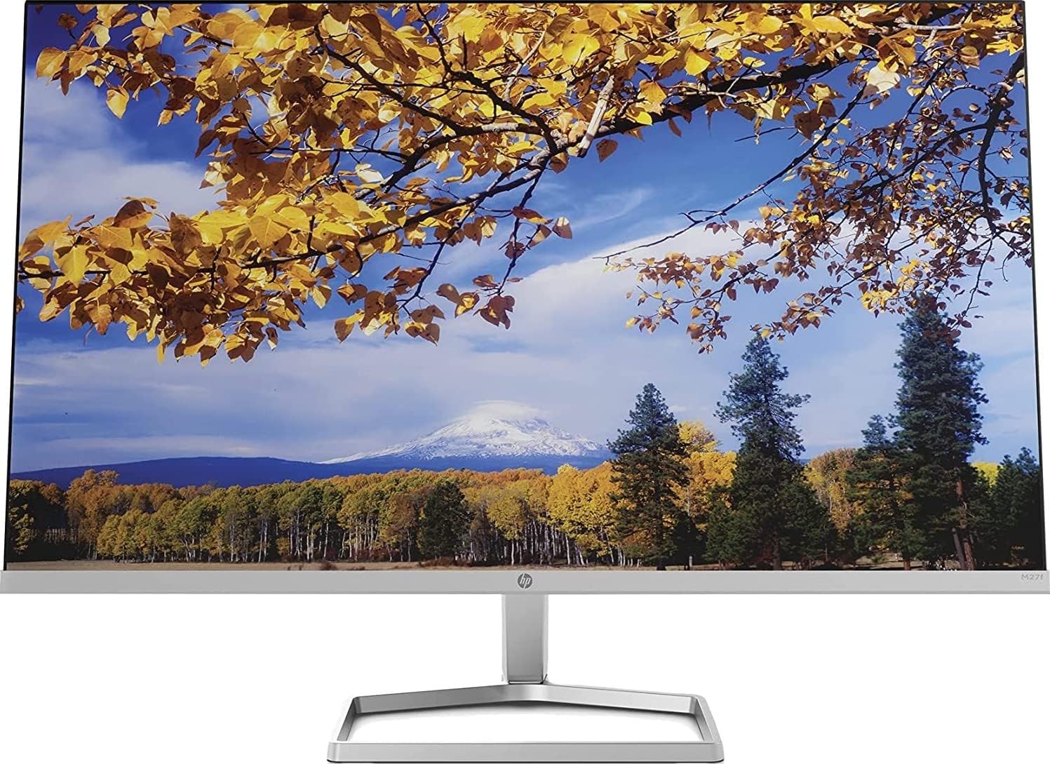New HP M27f FHD Monitor 2G3D3AA#ABA, On-Screen Controls; AMD FreeSync; Low Blue Light Mode; Anti-Glare, FHD (1920 x 1080),300 nits, 1 VGA; 2 HDMI 1.4, Plus SHULIANCABLE HDMI Cable.
