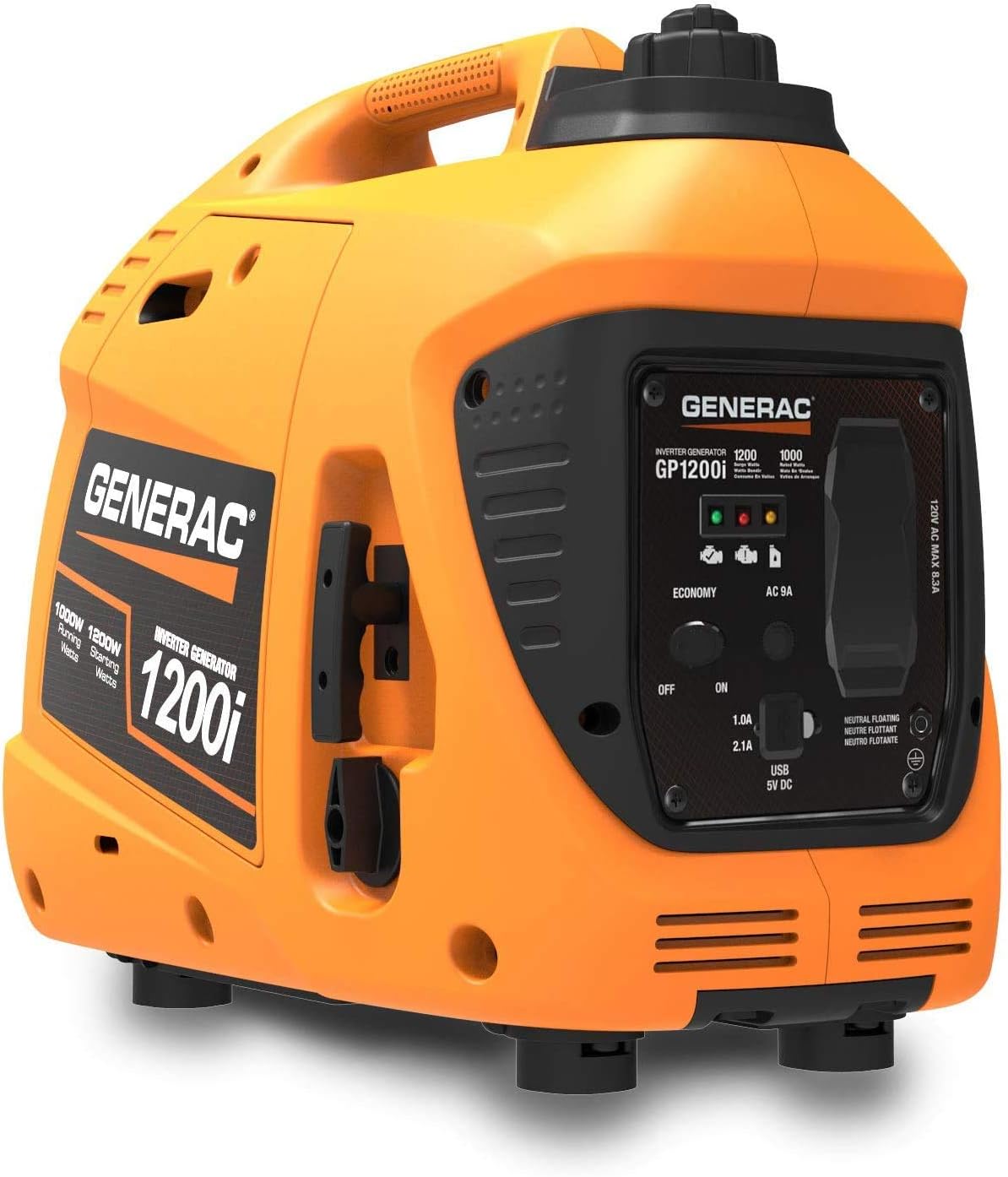 Generac GP3500iO Open Frame RV Ready Inverter Generator - 3500 Starting Watts with PowerRush Technology