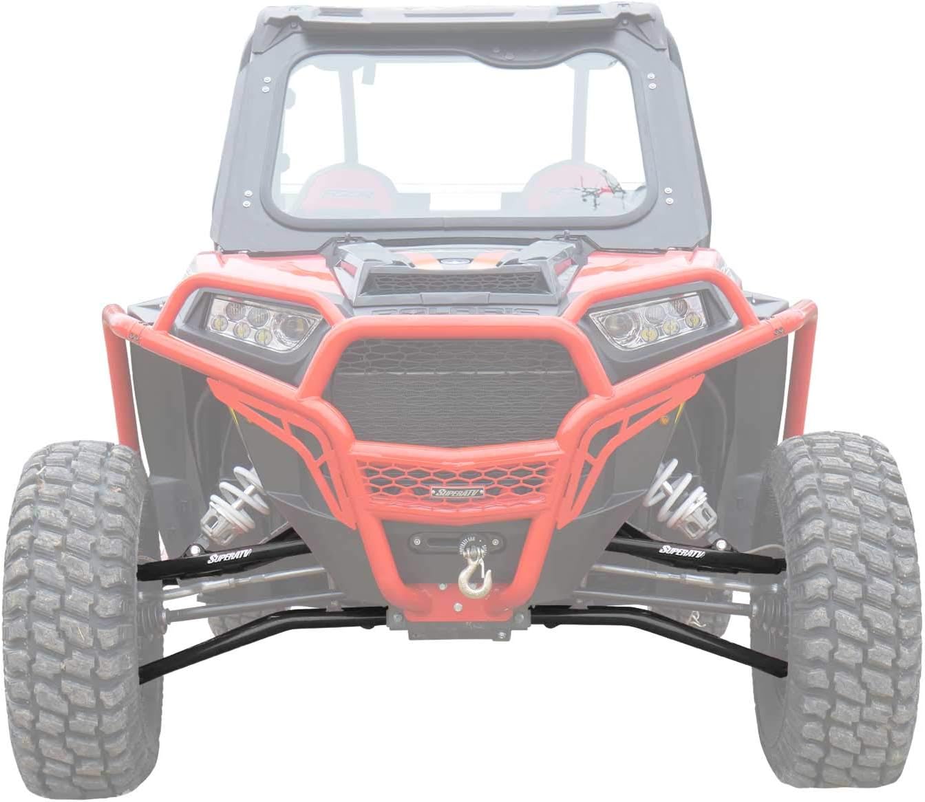 SuperATV Heavy Duty High Clearance Front A-Arms for Polaris RZR XP 1000 / XP 4 1000 (2014+) - Blue - Includes All 4 Arms - Non-Adjustable