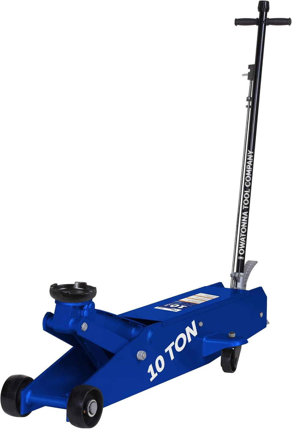 OTC HDJ10 10-Ton Service Jack with 3 Position Locking Handle and 6-3/8