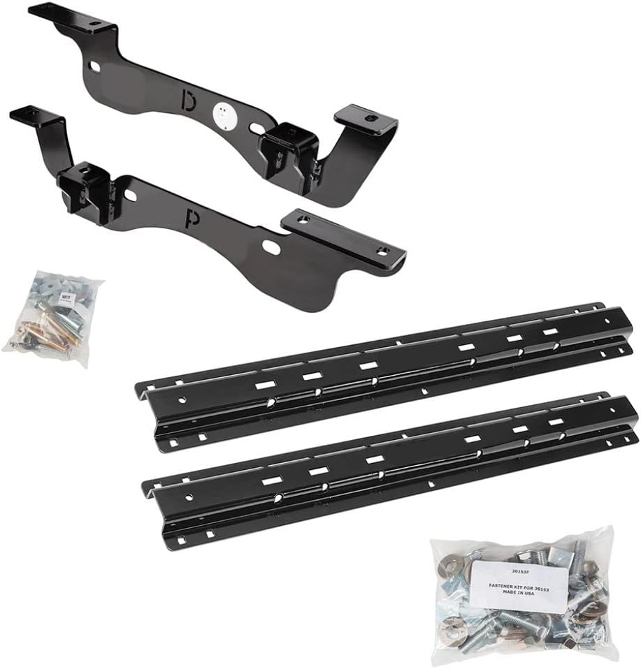 Draw-Tite Fifth Wheel Hitch Mounting System Custom Bracket For Ford F-250 Super Duty 2011-2016 | Black Powder Coat