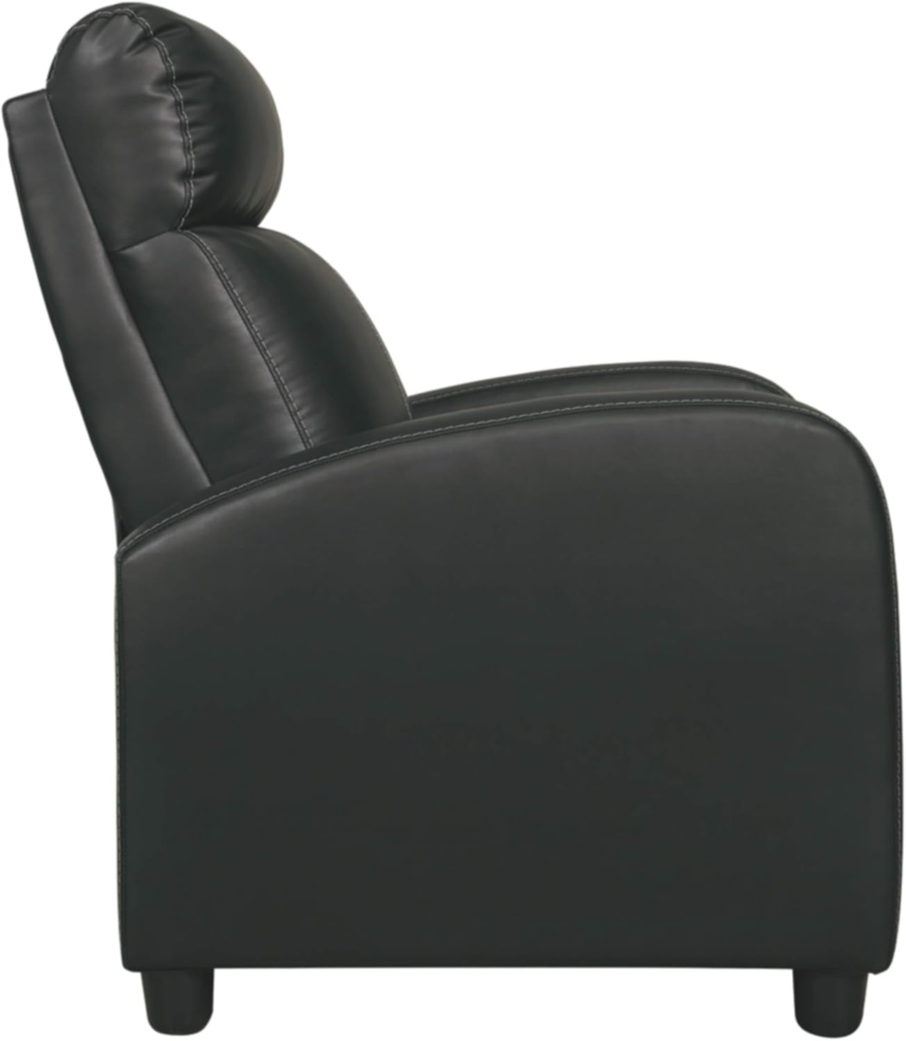 Signature Design by Ashley Declo Low Leg Recliner, Black