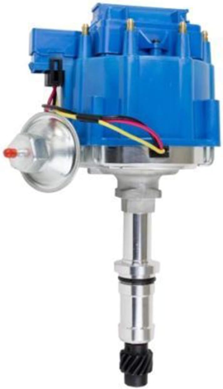 A-Team Performance - HEI Distributor 65K Volt Coil - Compatible with Buick Big Block BB 400 430 455 One Wire Installation Red Cap