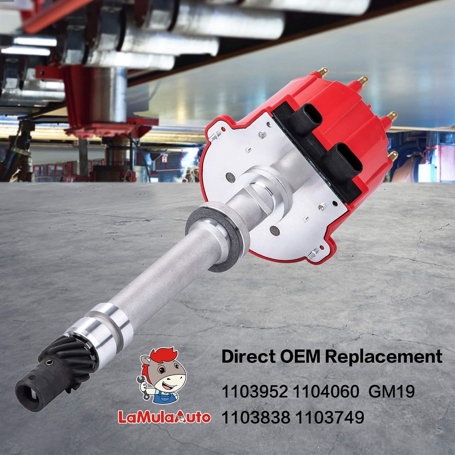 LaMulaAuto EFI Ignition Distributor 1103952 1103838 GM04 for Pontiac GMC GM EFI V8 Engine 5.0L 5.7L 7.4L 1987-1994 TBI V8 Pack of 2