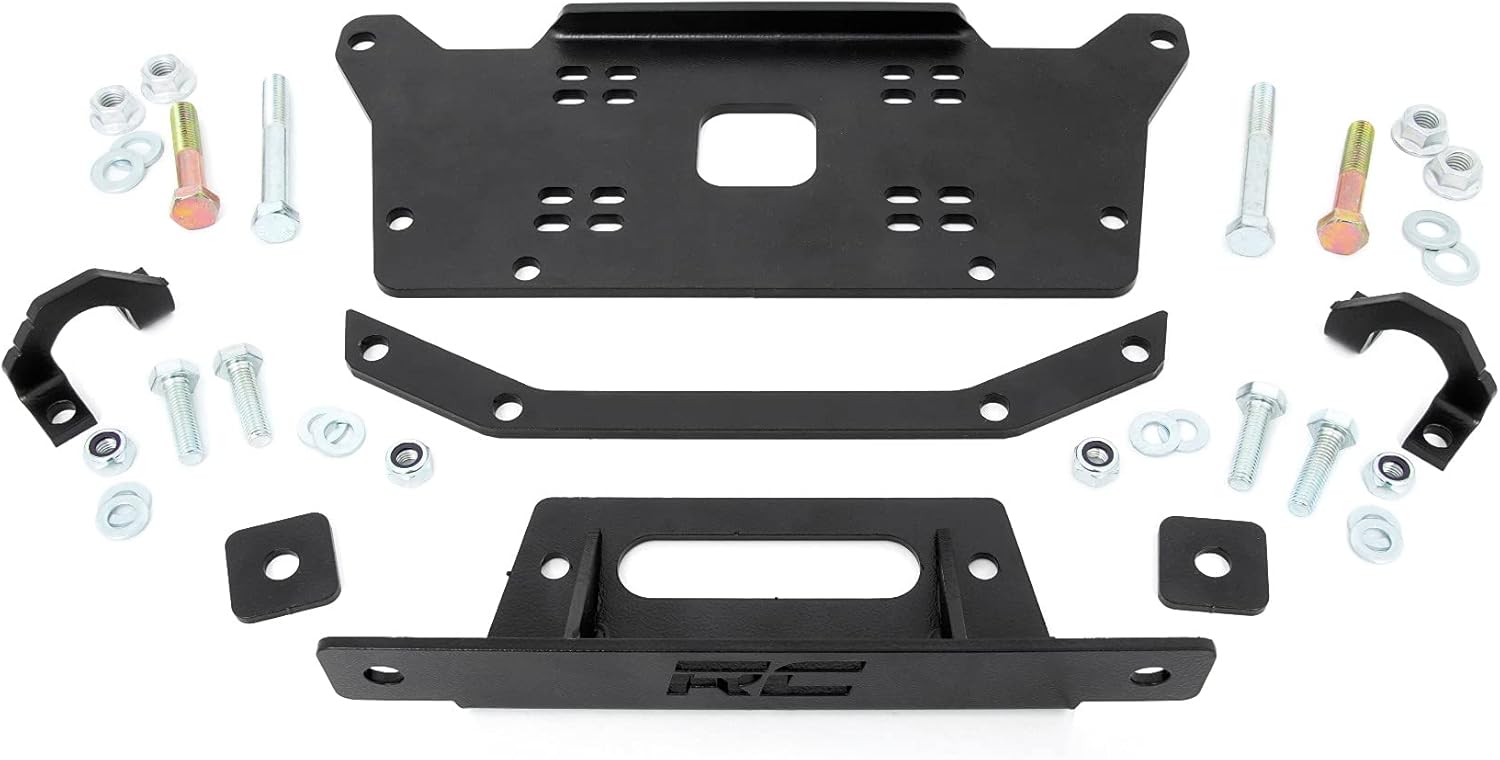 Rough Country UTV Winch Mounting Plate for 2019-2022 Honda Talon - 92029 Pack of 2