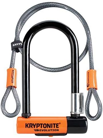 Kryptonite Evolution 11-14mm U-Lock with FlexFrame-U Bracket Pack of 2