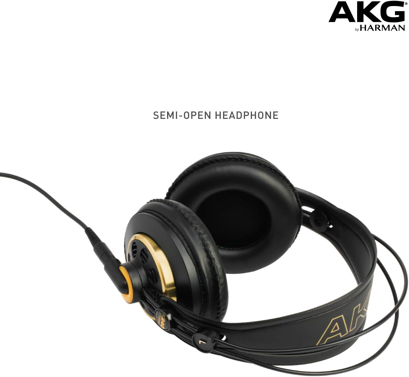 AKG Pro Audio K240 STUDIO Over-Ear, Semi-Open, Professional Studio Headphones Pack of 2
