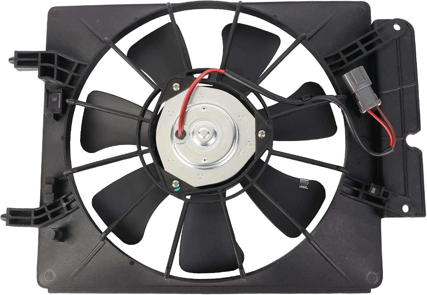 Radiator Fan Assembly for CR-V 2002-2006 Element 2003-2006, 12V Radiator Cooling Fan Assembly fit 38611PNA003, Condenser Cooling Fan Assembly for 38611PZDA01 Pack of 2