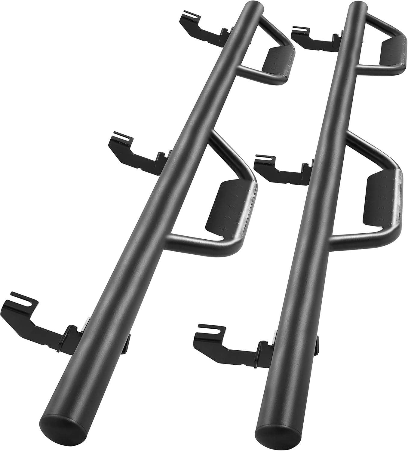 SMANOW Compatible with Running Boards 2007-2018 Jeep Wrangler JK Unlimited 4 Door Door Step Drop Down Side Step,Hoop，Nerf Bar