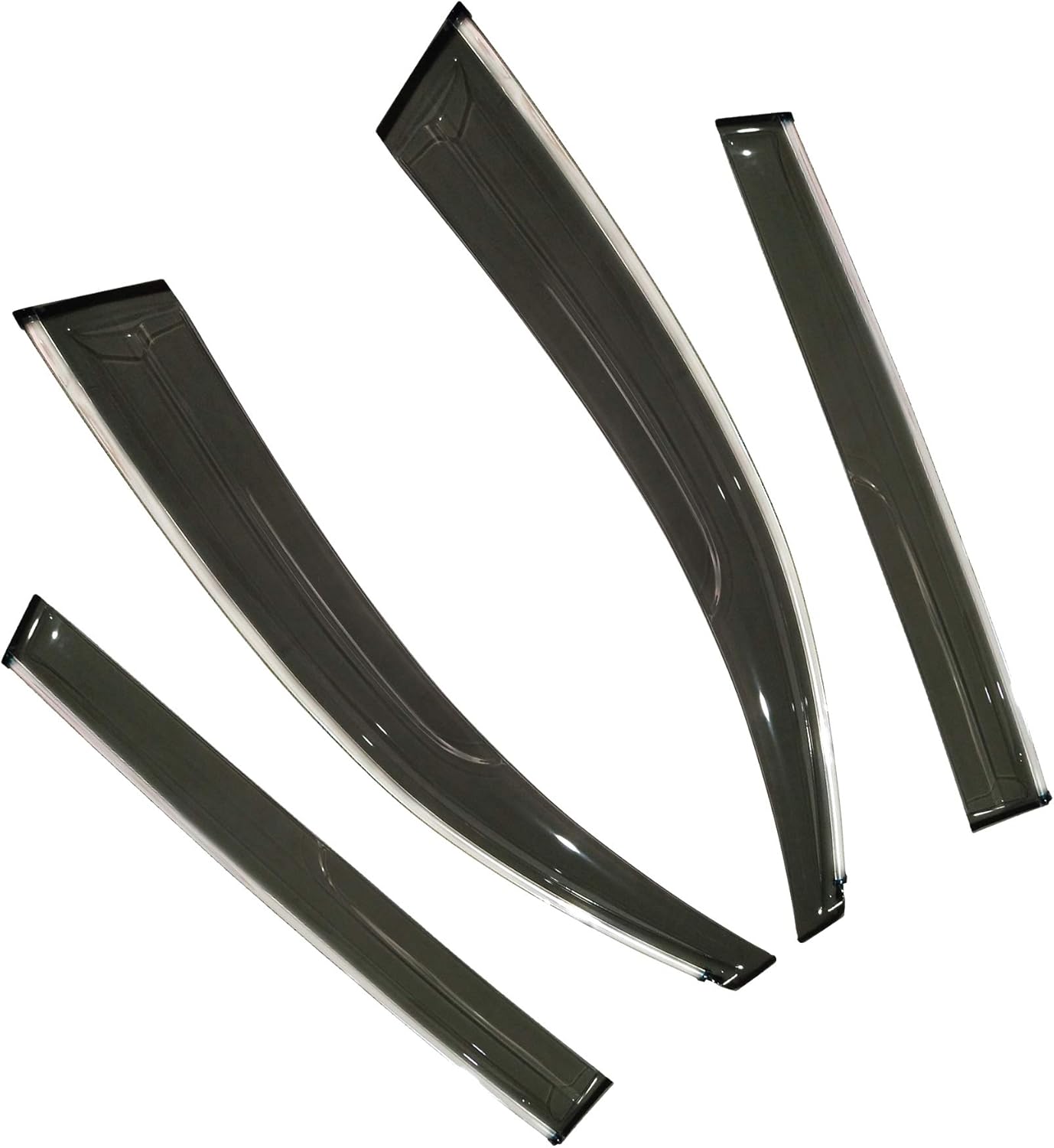 biosp Vent Visor Replacement for Toyota Rav4 2014 2015 2016 2017 2018 Rain Sun Shade Window Deflectors Shield Wind Guard Side-Custom Fit 4 Pcs Set Smoke Gray Pack of 2