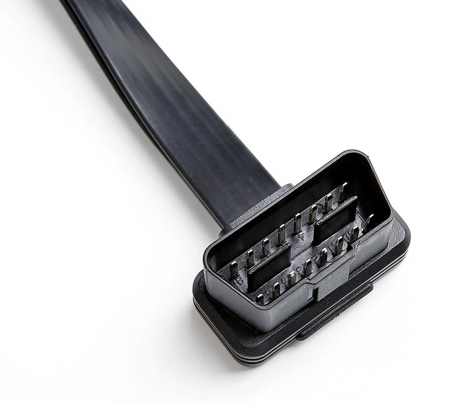bbfly-B4 OBD II OBD2 16 Pin Splitter Extension 1x Male and 2X Female Extension Cable Adapter (1FT/30CM)(10 Pack) Pack of 2