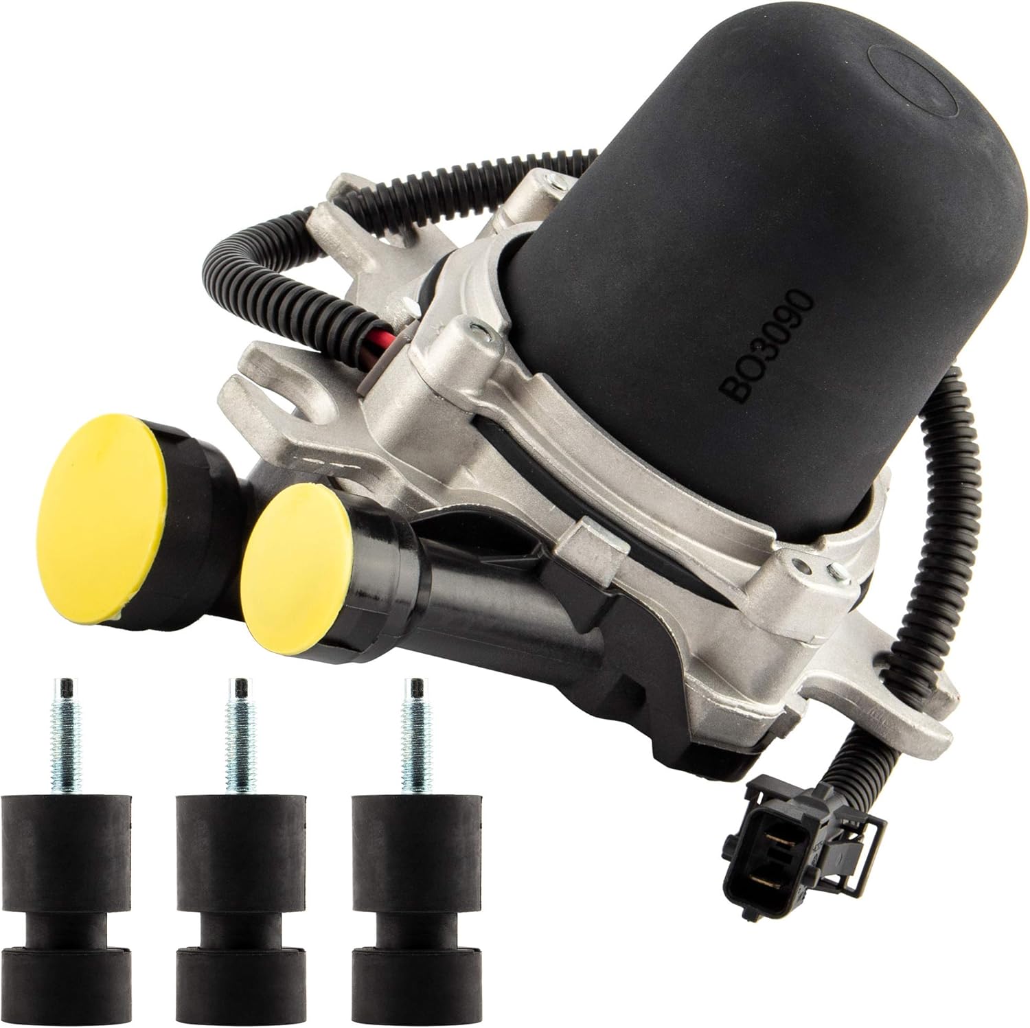 BOXI 55560133 Secondary Air Pump Smog Compatible with Saab 9-3 2.0L 2.8L 2003, 2009-2011 / Saab 9-5 2.8L 2010-2011 / Cadillac SRX 2.8L 2010-2011 Replace# 12791957 10200084CAC Pack of 2