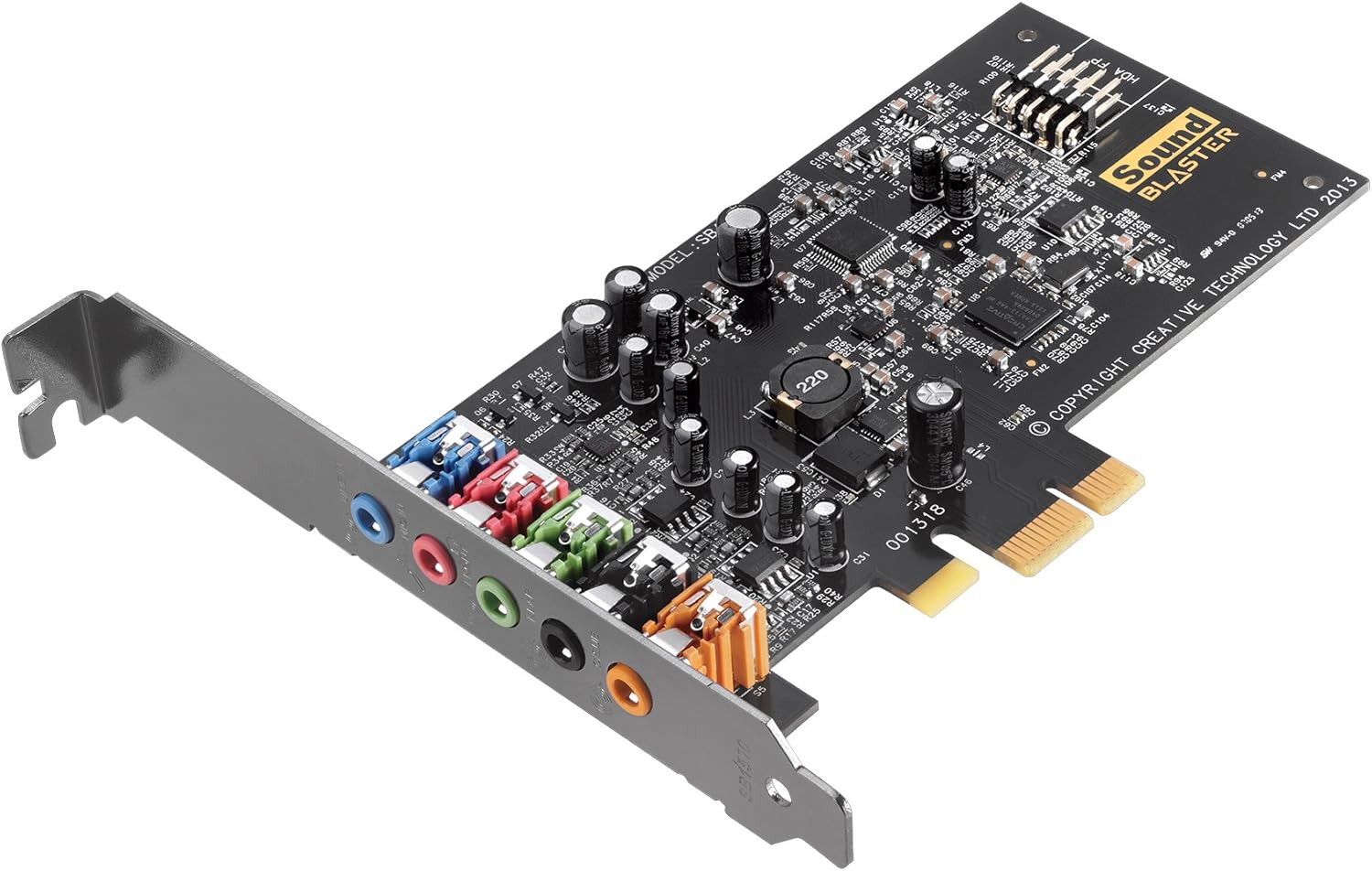 Creative Sound Blaster Audigy FX PCIe 5.1 Sound Card with High Performance Headphone Amp Pack of 2