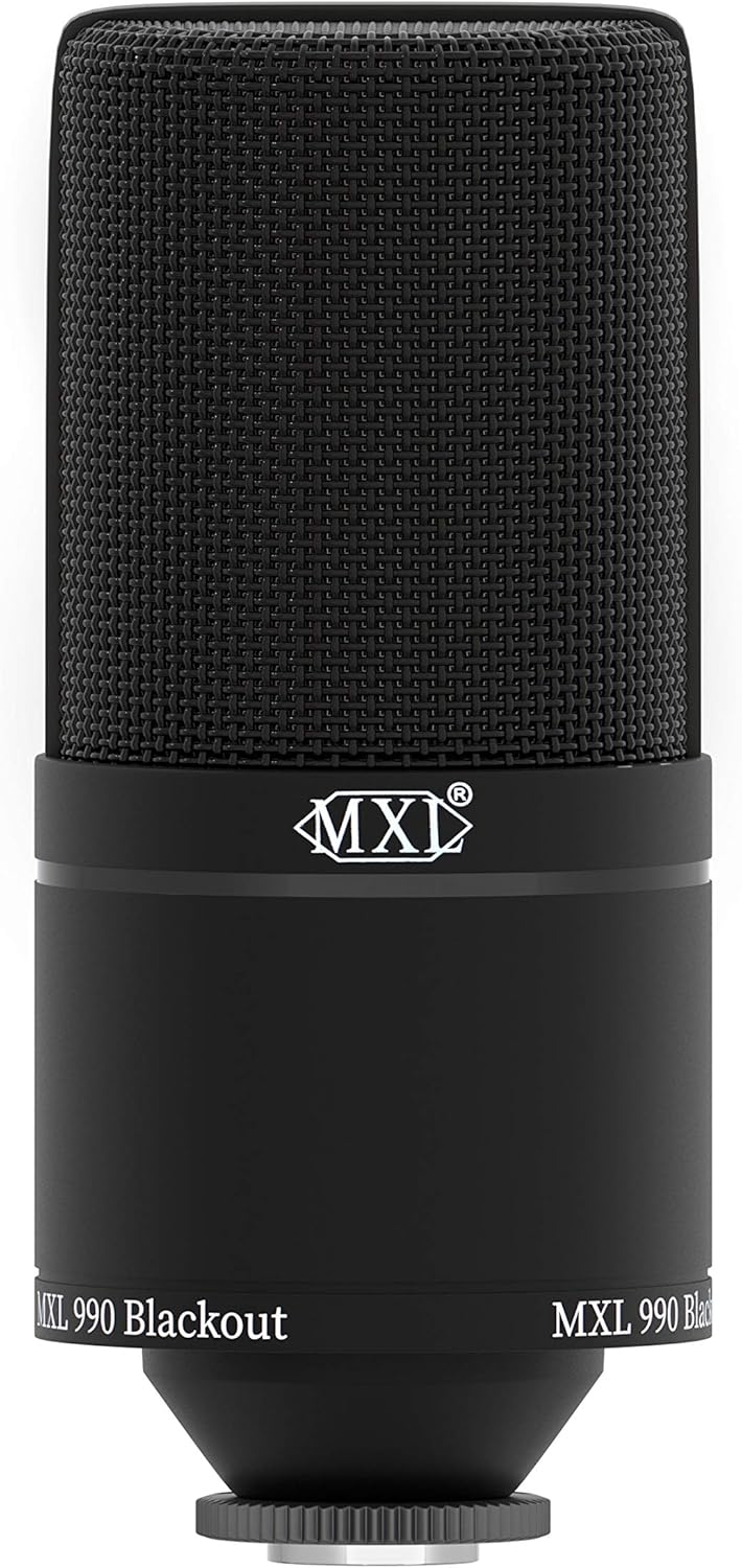 MXL, 1 Instrument Condenser Microphone, XLR Connector, Champagne (MXL-990) Pack of 2
