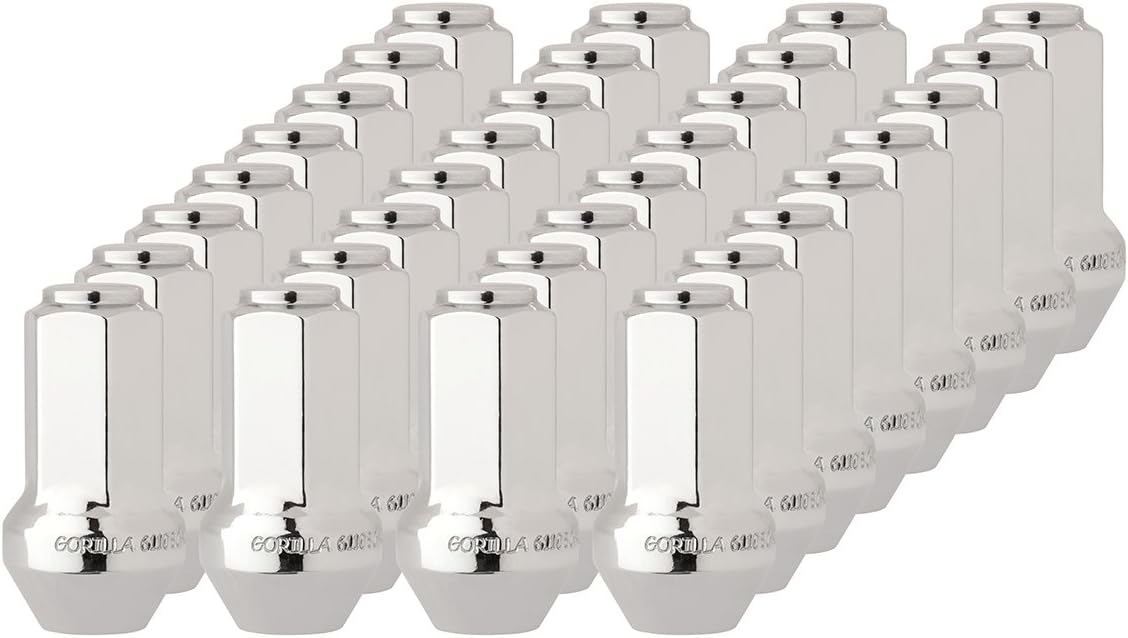 DPAccessories LCB5C9HEOBK06024 24 Black Wheel Lug Nuts for Most Ford Lincoln Trucks SUVs 4L3Z1012A 7L1Z1012A