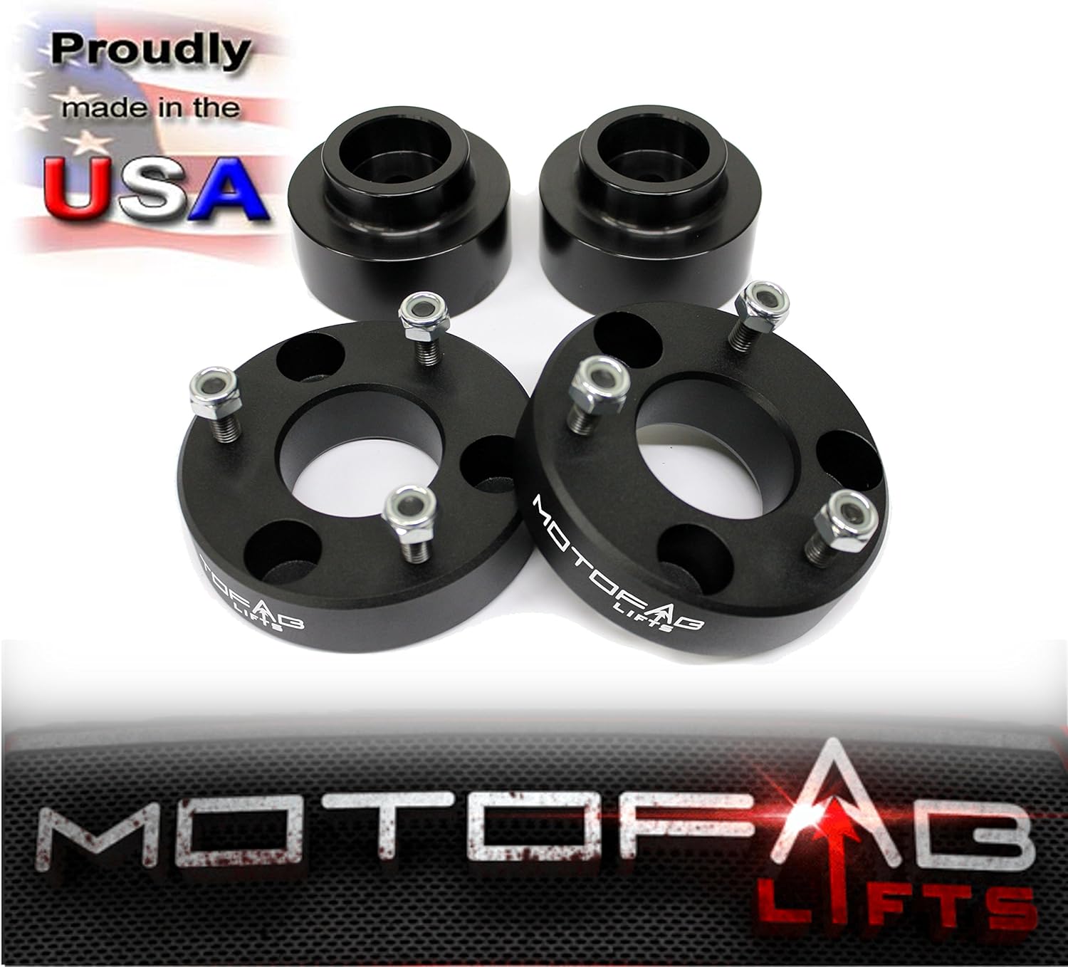 MotoFab Lifts DR-2F-1.5R - 2 inch Front And 1.5 inch Rear Lift Kit compatible with Dodge Ram Pickup